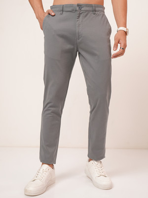 HIGHLANDER Men Grey Trousers