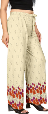 RIOCREATION Regular Fit Women Beige Trousers