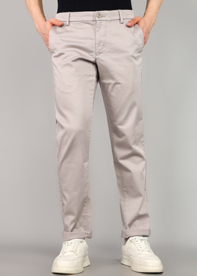 Arrow Sport Slim Fit Men Beige Trousers