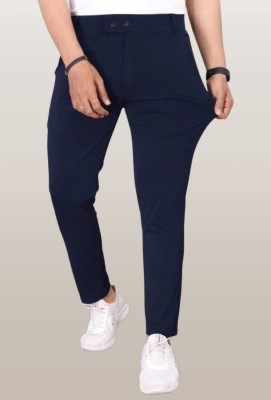 Nitya TrackP Slim Fit Men Blue Trousers