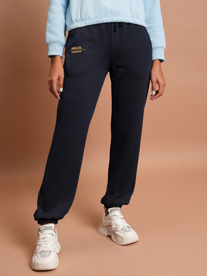 Tokyo Talkies Regular Fit Women Blue Trousers