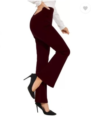 Bridezilla Relaxed Women Maroon Trousers