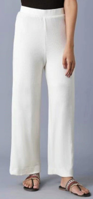 Sanwariya Straight Fit Women White Trousers