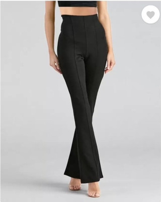 Purser Skinny Fit Women Black Trousers