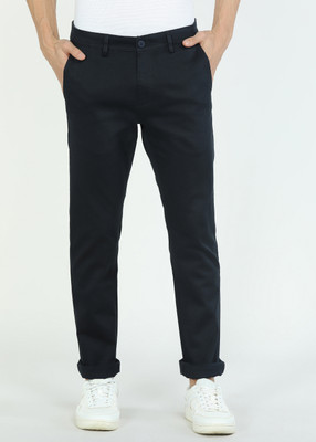 PETER ENGLAND Regular Fit Men Blue Trousers