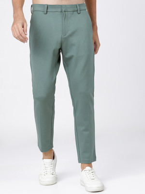 HIGHLANDER Slim Fit Men Blue Trousers