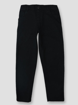 GINI & JONY Regular Fit Girls Black Trousers