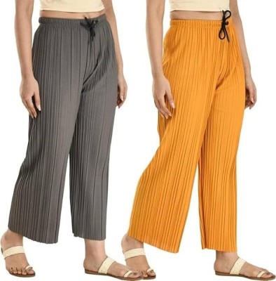 Zarmin Relaxed Women Grey, Beige Trousers