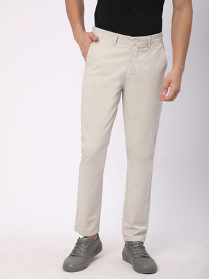 Stitch Hub Regular Fit Men Grey Trousers