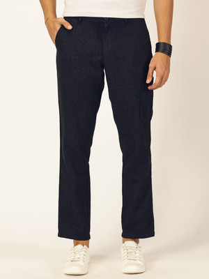 THOMAS SCOTT Relaxed Men Dark Blue Trousers