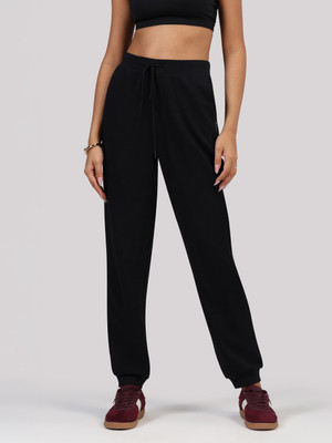 BlissClub BlissTerry Joggers - Tall Relaxed Women Black Trousers