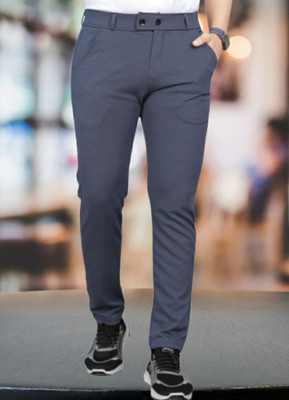 METRONAUT Regular Fit Men Grey Trousers