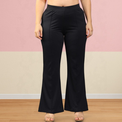 nitafashion Loose Fit Women Black Trousers