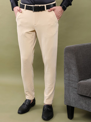 HIGHLANDER Regular Fit Men Beige Trousers