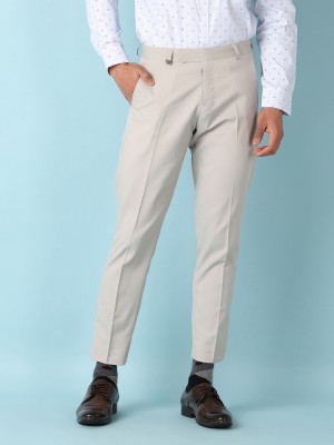 V-MART Regular Fit Men Beige Trousers