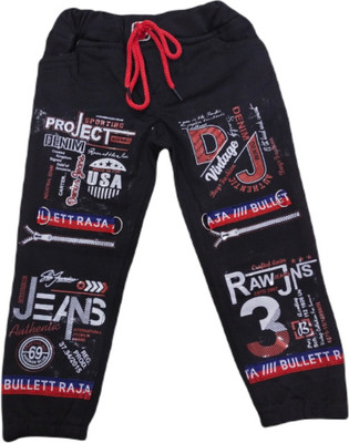 FASHION GRAB Regular Boys Black Jeans