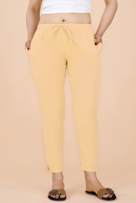 Misaina Regular Fit Women Beige Trousers