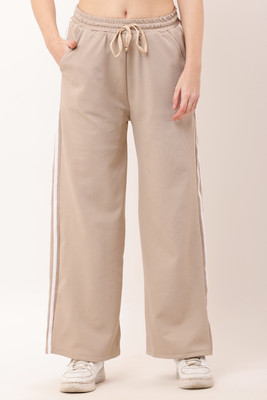 HrCollection Regular Fit Women Brown Trousers