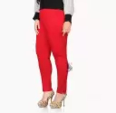 SHIFANA Regular Fit Women Red Trousers