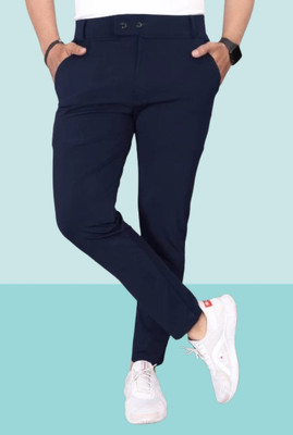 Nitya TrackP Regular Fit Men Blue Trousers