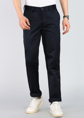 PETER ENGLAND Regular Fit Men Blue Trousers