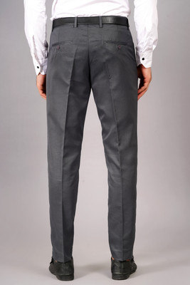 AXOLOTL Regular Fit Men Grey Trousers