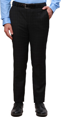 Raymond Slim Fit Men Black Trousers