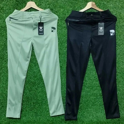 BHUMIGARMENTS Regular Fit Men Blue, Green Trousers