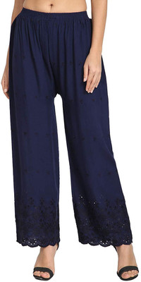 HouseOfCommon Relaxed Women Blue Trousers