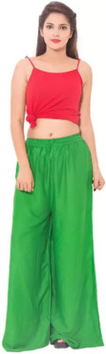 HouseOfCommon Regular Fit Women Green Trousers