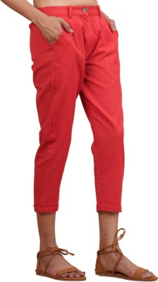 Mirayya Enterprises Regular Fit Women Red Trousers