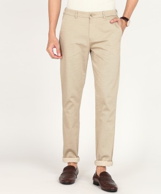 KILLER Slim Fit Men Beige Trousers