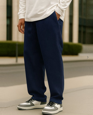 SZN Regular Fit Men Blue Trousers