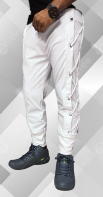 RusticBlooms Regular Fit Men White Trousers