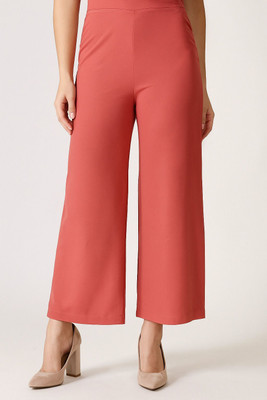 Gouri Slim Fit Women Pink Trousers