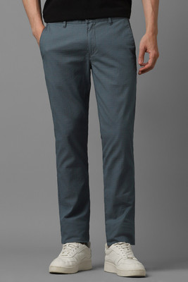 LOUIS PHILIPPE Slim Fit Men Blue Trousers