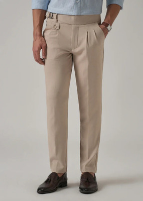 ARBIA FUNKI Regular Fit Men Beige Trousers