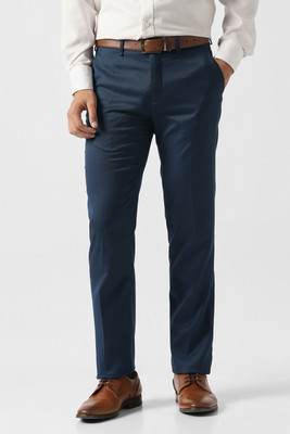 V DOT BY VAN HEUSEN Skinny Fit Men Dark Blue Trousers