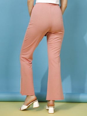 Ziva Fashion Regular Fit Women Orange Trousers