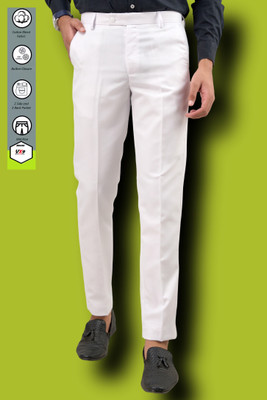 VX9 Regular Fit Men White Trousers