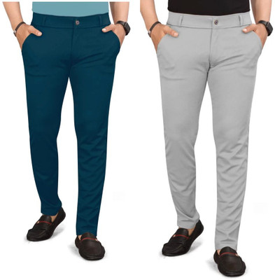 ynam Regular Fit Men Multicolor Trousers