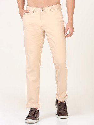 YI YOUNG INDIANS Tapered Men Beige Trousers