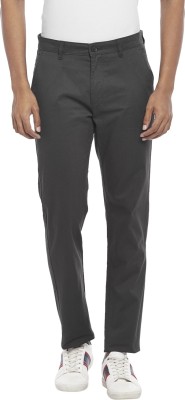 Byford by Pantaloons Regular Fit Men Grey Trousers