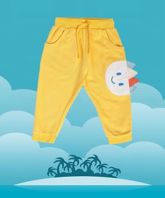 MINI KLUB Regular Fit Baby Boys Yellow Trousers