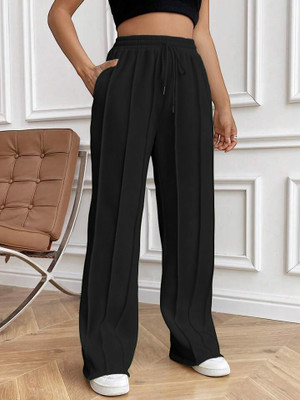 Roadster Comfort Fit Women Black Trousers