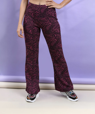 Tokyo Talkies Regular Fit Women Multicolor Trousers