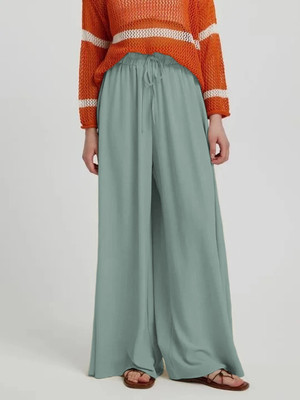 KOTTY Loose Fit Women Green Trousers