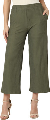 Smarty Pants Regular Fit Women Green Trousers