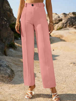 Heturaj fashion Regular Fit Women Beige Trousers