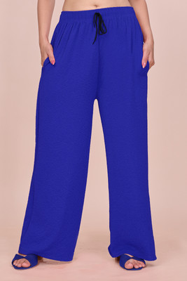 Tannu Fashion Relaxed Women Dark Blue Trousers